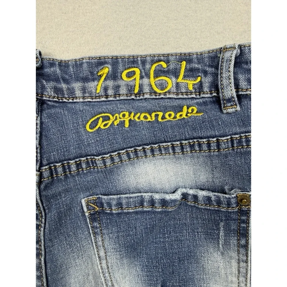 Dsquared2 Jeans 50 Mens Distressed Made In Italy Designer Denim
